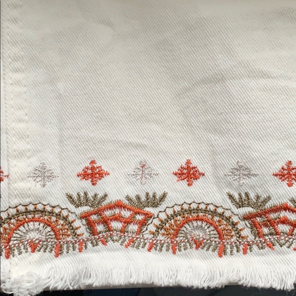 White Denim Skirt - Picture 4 of 5